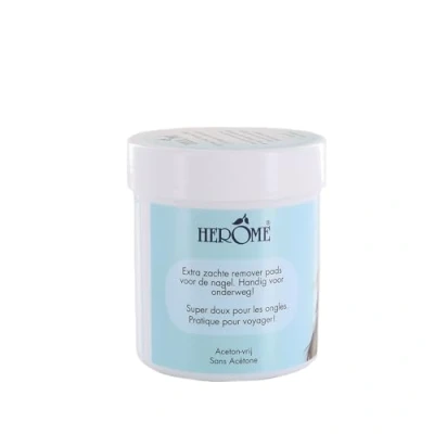 Afbeelding van Herome Nagellak Remover Pads Nagelverzorging Zonder Aceton Veilig Verwijderen van 100