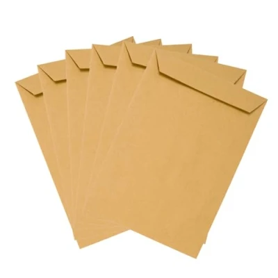 Afbeelding van Emerson 50 stuks bruine verzendenveloppen DIN C5 162 x 229 mm 80 g grote enveloppen zelfklevend zonder venster groot bruin