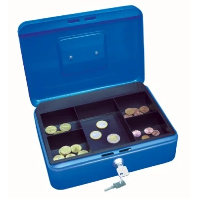 Afbeelding van Wedo geldkoffer formaat 25 x 18 9 cm blauw