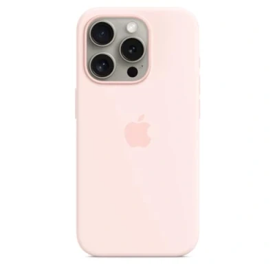 Image de Apple iPhone 15 Pro Back Cover avec MagSafe Rose Pâle