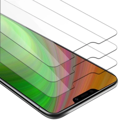 Afbeelding van Cadorabo 3x Screenprotector geschikt voor Vivo Y83 Beschermende Pantser Film in KRISTALHELDER Getemperd (Tempered) Display beschermend glas 9H hardheid met 3D Touch