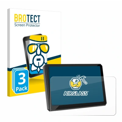 Afbeelding van BROTECT Screenprotector voor Carpuride W702BS 7&quot; Folie Beschermfolie Beschermglas transparant (3 Stuks)