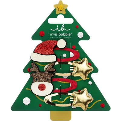 Afbeelding van Invisibobble Clipstar Kids Winter Wonderland 4st