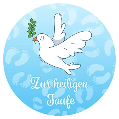 Afbeelding van J&amp;M DECO taartdecoratie verjaardag doop fondant verjaardagstaartdecoratie rond 20 cm eetbaar papier
