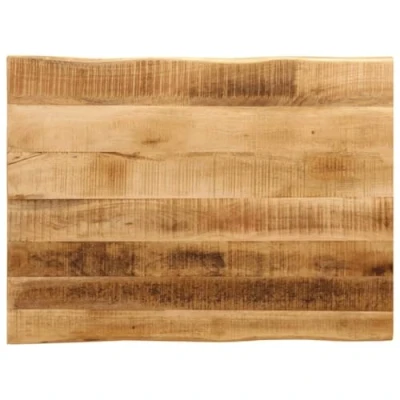 Afbeelding van vidaXL Tafelblad met natuurlijke rand 80x60x3,8 cm massief mangohout