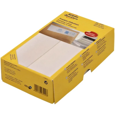 Afbeelding van Frankeeretiket Avery Zweckform 3441 128x38mm 500stuks