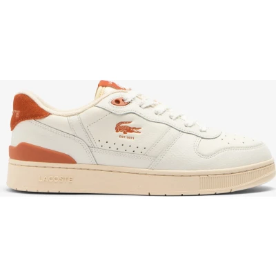 Afbeelding van Lacoste T Clip SET Heren Sneakers Wit Oranje