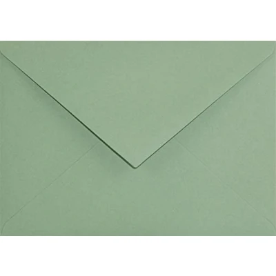 Afbeelding van Netuno 100 groene enveloppen C6 114 x 162 mm, 120 g, Keaykolour Matcha Tea, milieuvriendelijke van gerecycled papier, kleurrijke gerecyclede voor wenskaarten, uitnodigingen,