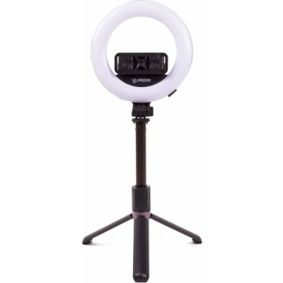Afbeelding van Benson Selfie Stick met Statief LED Ringlamp Driepoot Zwart