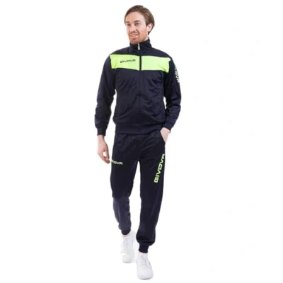 Afbeelding van Givova Visa trainingspak voor heren, meerkleurig (blauw/geel), L