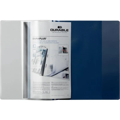 Afbeelding van Snelhechtmap Durable Duraplus A4 blauw