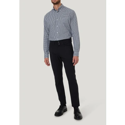 Afbeelding van Pierre Cardin Lyon Tapered herenbroek, Zwart 4200 9000