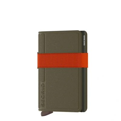 Afbeelding van Secrid Bandwallet Liba green orange Dames portemonnee