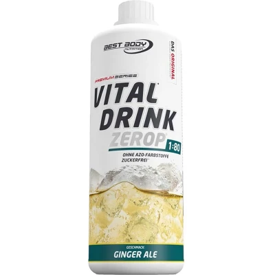 Afbeelding van Best Body Nutrition Low Carb Vital Drink 1000ml Ginger Ale