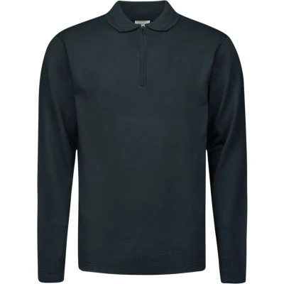 Afbeelding van No Excess Polo Zip Marine XL