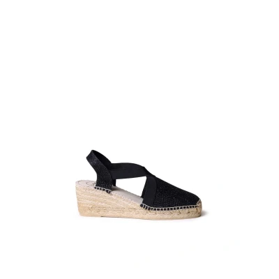 Afbeelding van Toni Pons Triton Espadrilles, Dames, Maat: 39, Zwart Textiel