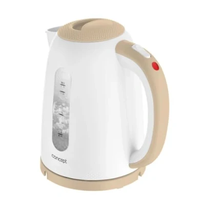 Afbeelding van CONCEPT Automatisch aan/uitDrukknopdeksel voor huishoudelijke apparaten RK2331 Waterkoker Oranje 1,7 L, Beige 2200 W