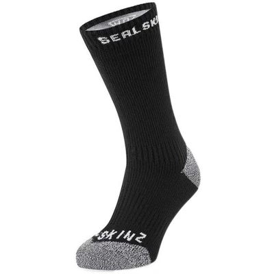 Afbeelding van Sealskinz Socks Briston maat 43/46 Zwart grijs