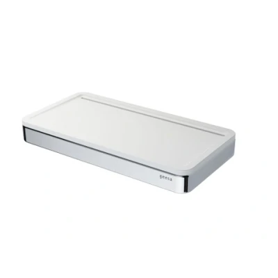 Afbeelding van Geesa Frame Planchet universeel 21 cm Wit / Chroom