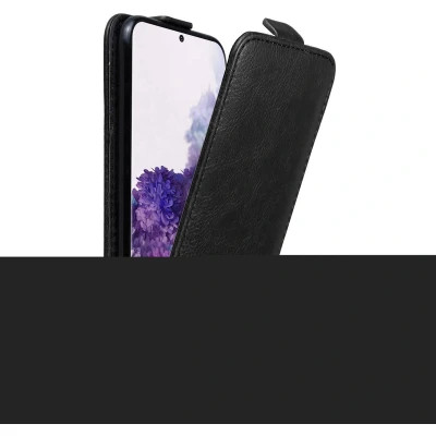 Afbeelding van Cadorabo Hoesje geschikt voor Samsung Galaxy S20 PLUS in ZWARTE NACHT Beschermhoes flip design Case Cover met magnetische sluiting