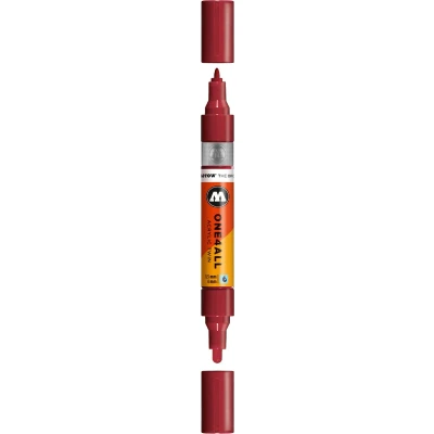 Afbeelding van Molotow ONE4ALL Burgundy Acrylic Twin 1,5 4 mm Marker
