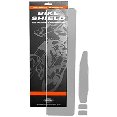 Afbeelding van Bikeshield frame bescherming Halfpack glossy protectie sticker fiets folie onderbuis ketting kabel