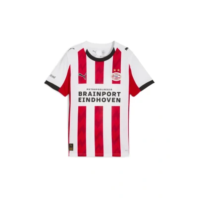 Afbeelding van PSV Eindhoven 25/26 thuisshirt, Rood/Wit, Maat 5 6Y PUMA