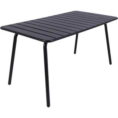 Afbeelding van MaximaVida metalen tuintafel Max 150 x 80 cm zwart