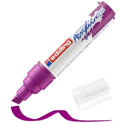 Afbeelding van edding 5000 Acrylic Marker bessenrood 1 ST 5 10mm / 4 5000910