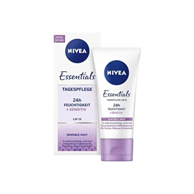 Afbeelding van Nivea Soothing SPF 15 Dagcrème 50 ml (voor gevoelige huid)