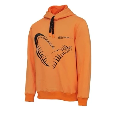 Afbeelding van Savage Gear Mega Jaw Hoodie Sun Orange Maat : Xlarge