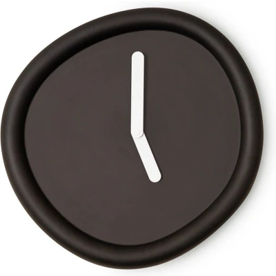 Afbeelding van Werkwaardig RONDE KLOK Black