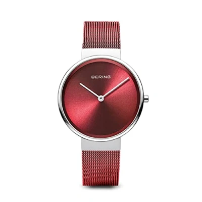 Image de BERING Femmes Analogique Quartz Classic Collection Montre avec Bracelet en Acier Inoxydable &amp; Verre Saphir