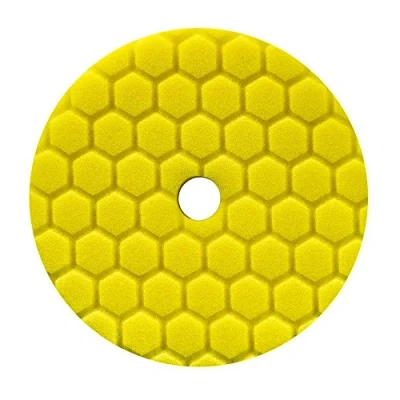 Afbeelding van Chemical Guys BUFX111HEX5 Hex Logic Quantum Heavy Cutting Pad geel (5,5 inch, geschikt voor 12,7 cm steunplaat)