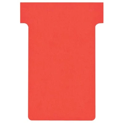 Afbeelding van FRANKEN TK201 100 stuks T kaart accessoires index 2 rood