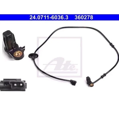 Afbeelding van Ate ABS sensor 24.0711 6036.3