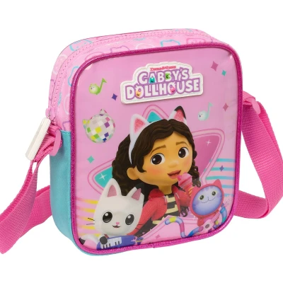 Afbeelding van Schoudertas Gabby&#039;s Dollhouse Party Roze 16 x 18 4 cm