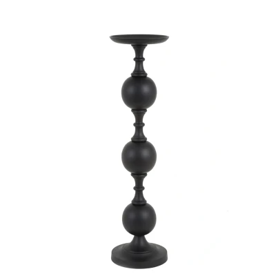 Afbeelding van Light &amp; Living Kandelaar LESANE Ø17x67cm Zwart