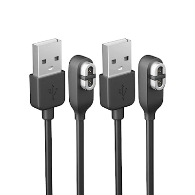 Afbeelding van Sinoacc 2 stuks oplaadkabel compatibel met AfterShokz Aeropex AS800 &amp; OpenComm ASC100SG, Shokz OpenRun Pro S810 magnetische voor hoofdtelefoon