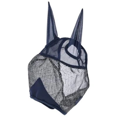 Afbeelding van Covalliero Vliegenmasker met Oren Navy Cob Agradi.be