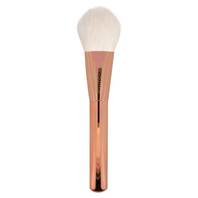 Afbeelding van Makeup Revolution Brushes Ultra Metals Flawless Powder Brush Metallic Poeder Kwast Rose Gold Face