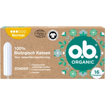 Afbeelding van OB Organic Cotton Normaal 16 stuks