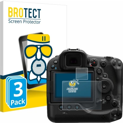 Afbeelding van BROTECT Screenprotector voor Canon EOS R3 Folie Beschermfolie Beschermglas matte (3 Stuks)