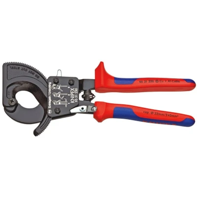 Afbeelding van Knipex 9531250 Kabelschaar ratelprincipe 250mm
