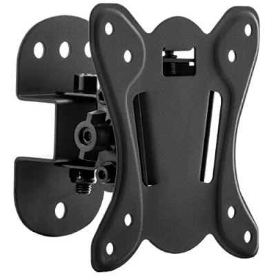 Afbeelding van deleyCON Universele tv muurbeugel en display van 13 inch tot 27 (33 cm 69 cm) 20 kg &amp; VESA 100 x mm kantelbaar + draaibaar afstand de muur slechts 75