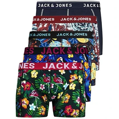 Afbeelding van JACK &amp; JONES Jaclee Trunks Boxershorts voor heren, 5 stuks