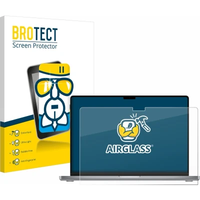 Afbeelding van BROTECT Screenprotector voor Apple MacBook Pro 16&quot; 2021 Folie Beschermfolie Beschermglas transparant