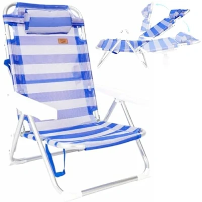 Afbeelding van Vouwbare Stoel Ociotrends Blauw 60 x 50 82 cm