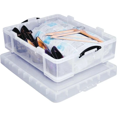 Afbeelding van Really Useful Box Opbergdoos 70 Liter, Transparant
