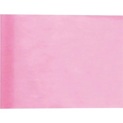 Afbeelding van Santex Tafelloper op rol lichtroze 30 cm x 10 m non woven polyester